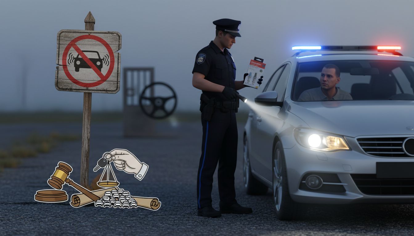 Co Ci grozi podczas kontroli drogowej?