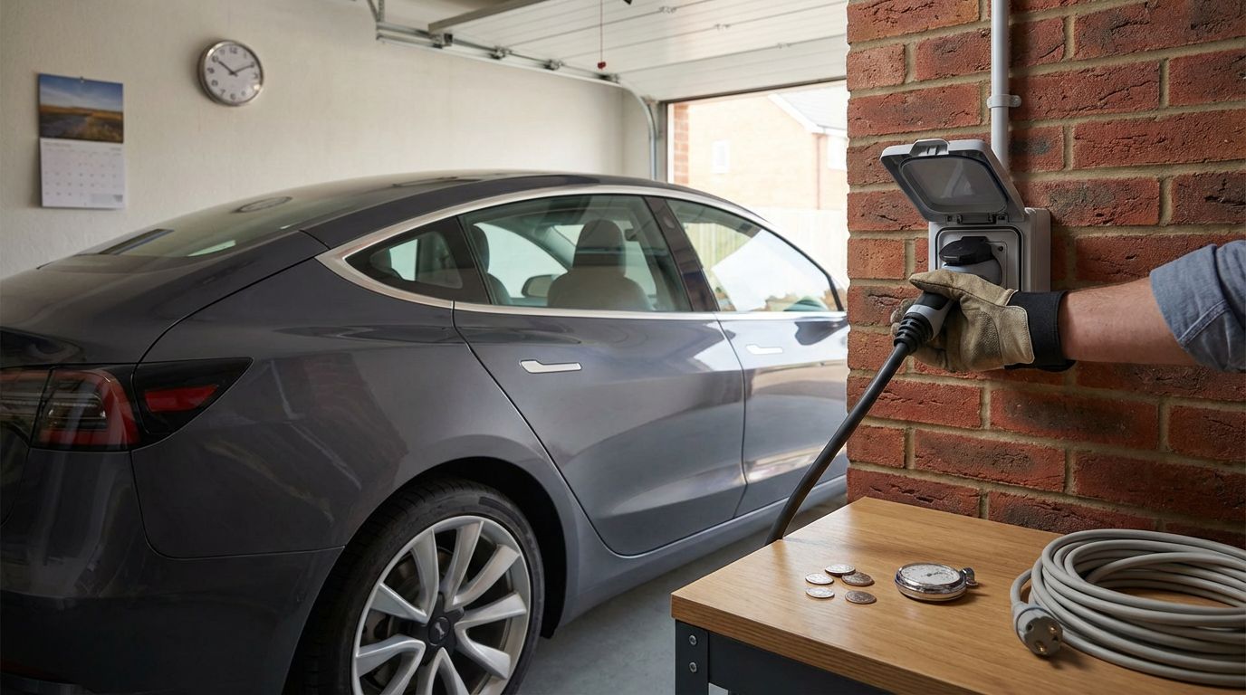 Ładowanie elektryka z gniazdka – koszty, czas i bezpieczeństwo domowej instalacji