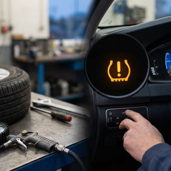 Świecąca kontrolka TPMS – przyczyny błędu i skuteczny sposób na reset czujników