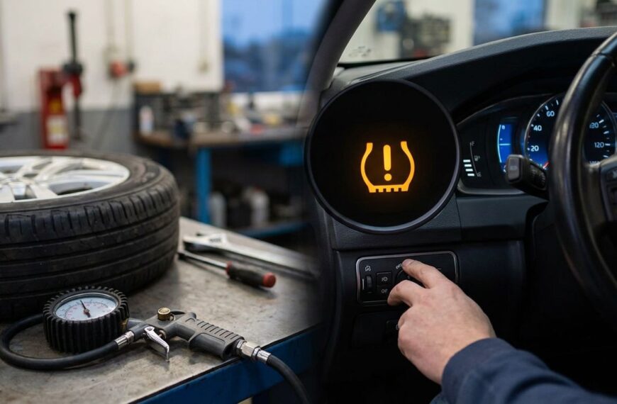 Świecąca kontrolka TPMS – przyczyny błędu i skuteczny sposób na reset czujników