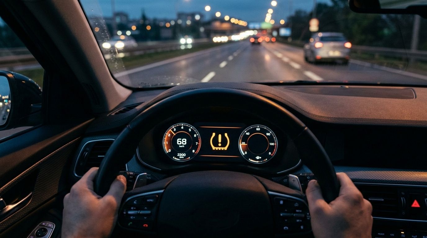 3. TPMS (symbol opony z wykrzyknikiem)