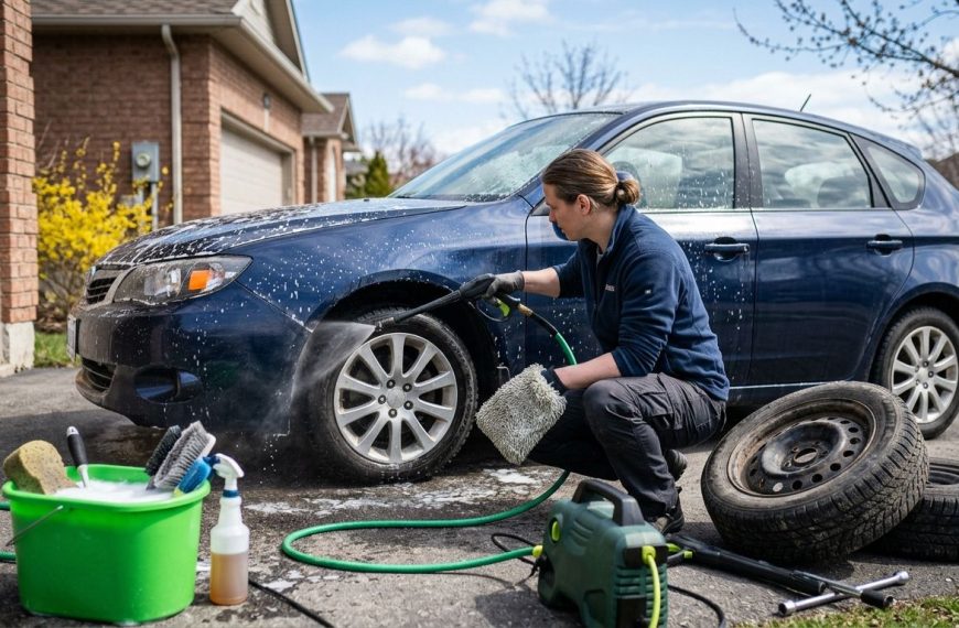 Jak przygotować samochód na wiosnę po sezonie zimowym?