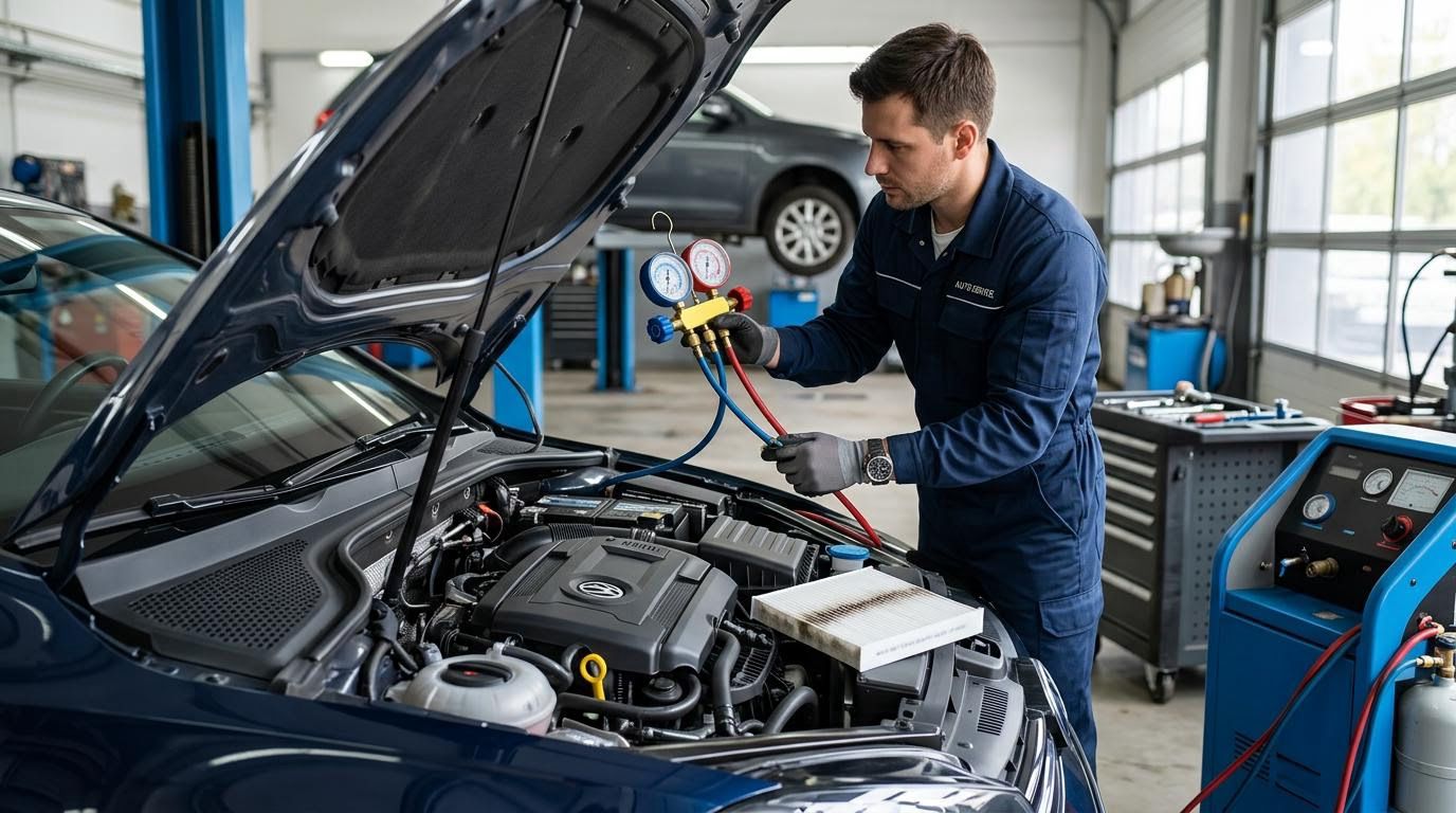 Serwis układu klimatyzacji i wentylacji