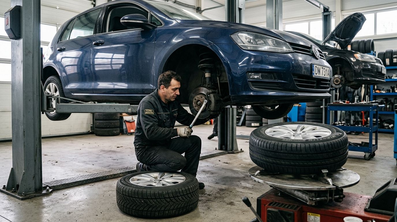 Wymiana opon i kontrola zawieszenia