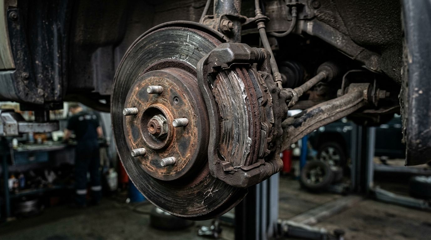 Skutki jazdy ze zużytymi klockami hamulcowymi