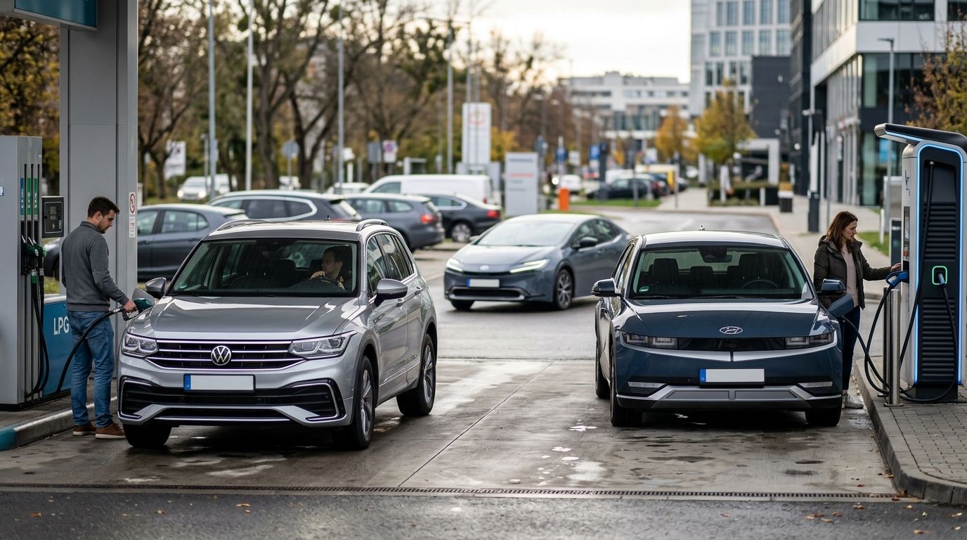 LPG kontra hybrydy i elektryki w 2025 roku