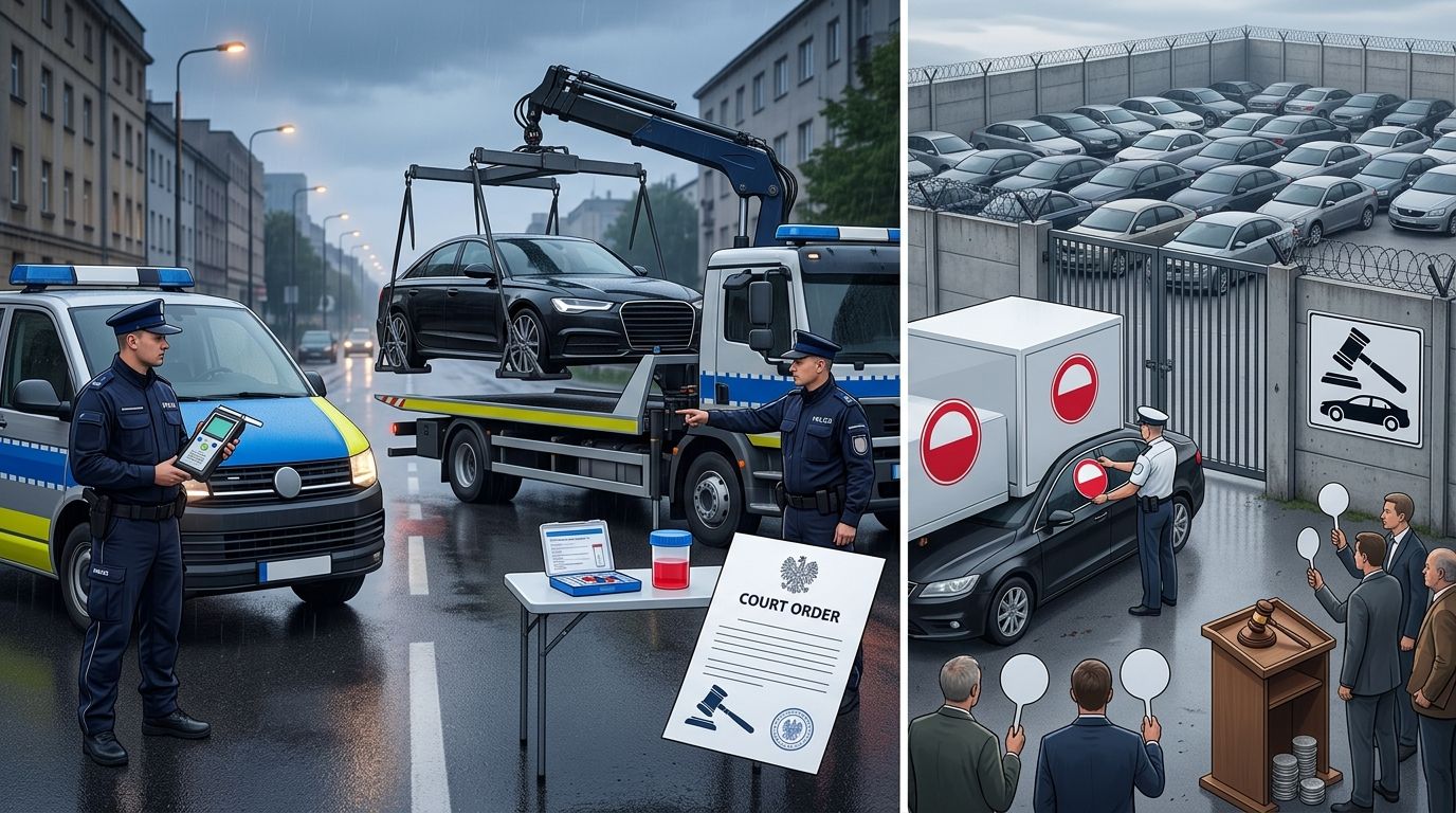Konfiskata auta w Polsce: kiedy tracisz samochód na zawsze?