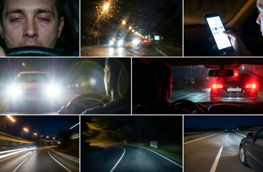 Jazda nocą: 7 błędów, które popełnia każdy kierowca
